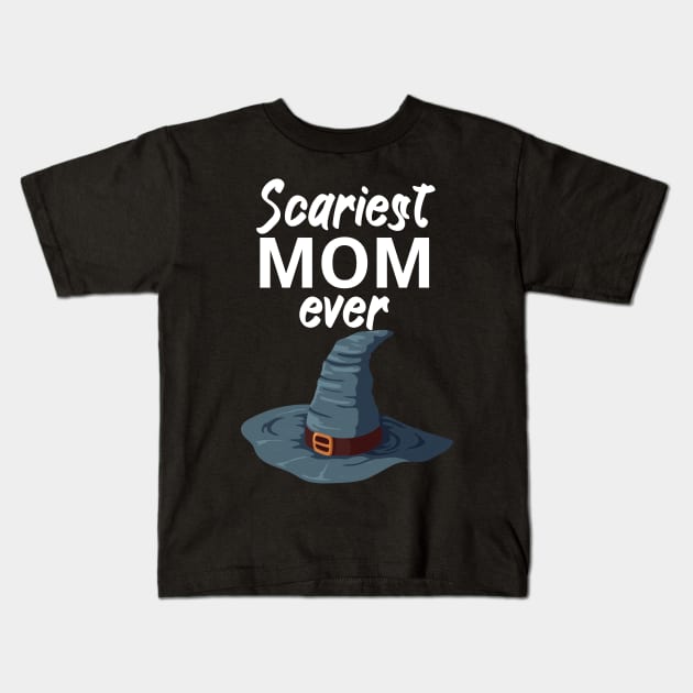 Scariest mom ever Kids T-Shirt by maxcode